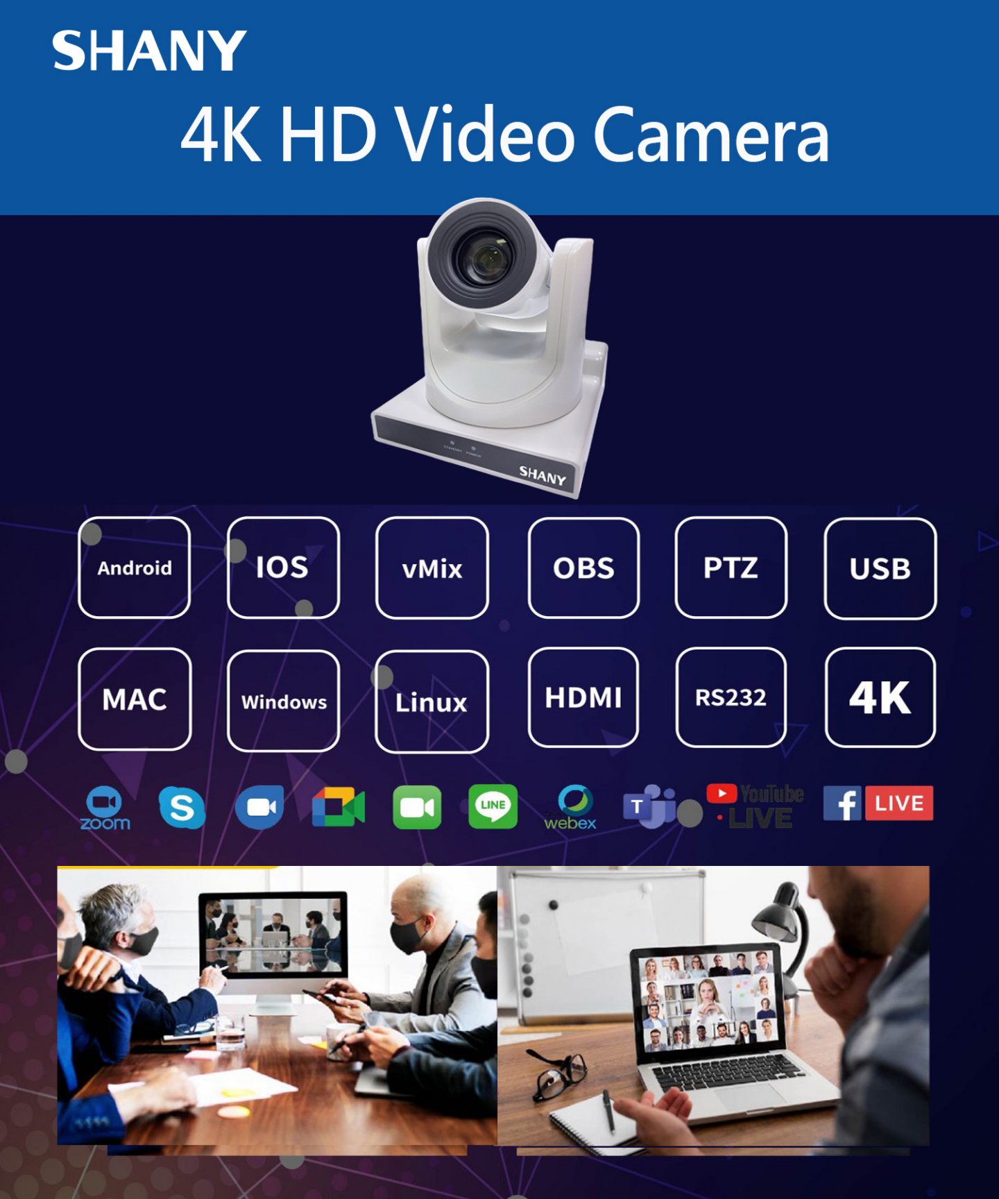 4K HD Video Camera