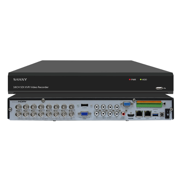 16CH 5M SDI XVR Video Recorder (Model : SAVR-H8616ST-16PL2)